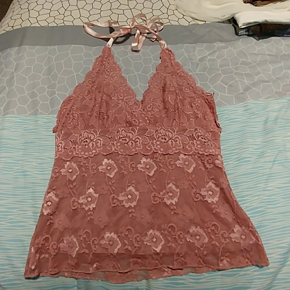 Lace Halter Top